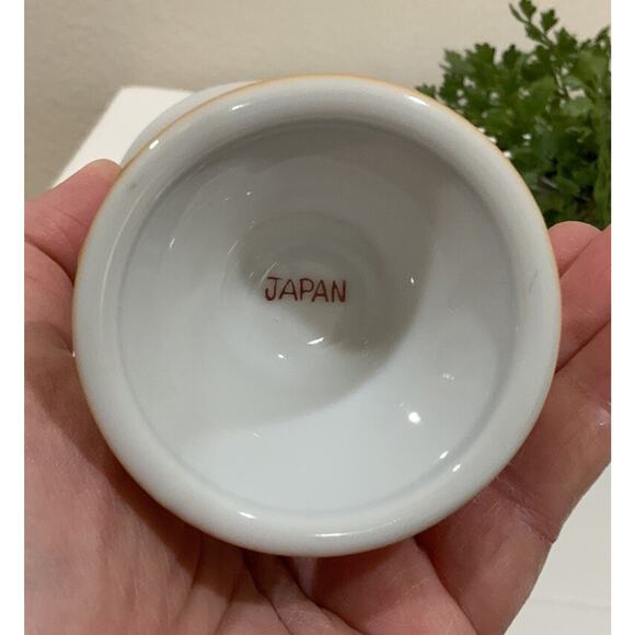 Vtg 1960's Fred Roberts Songbird Orange Pedestal Irish Coffee Tea Mug Cup Japan - Picture 6 of 8